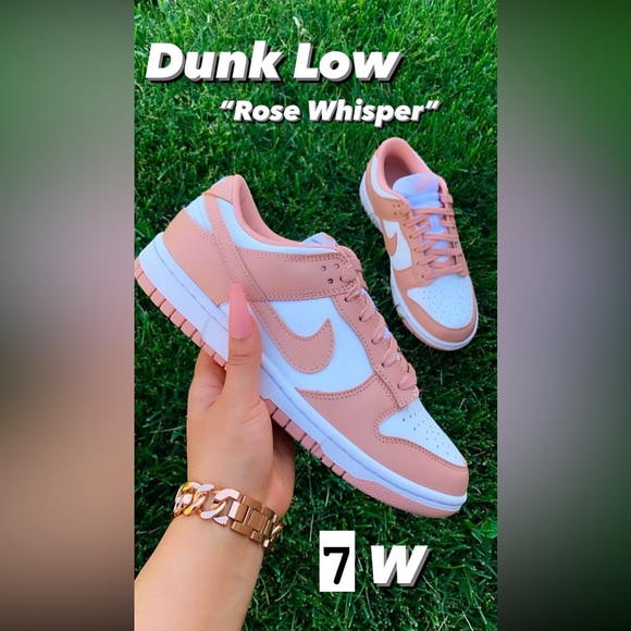 Nike dunk low “Rose Whisper” size 7 Women’s - Picture 5 of 9